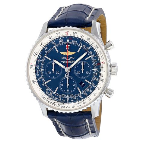 blue face breitling navitimer|Breitling Navitimer price guide.